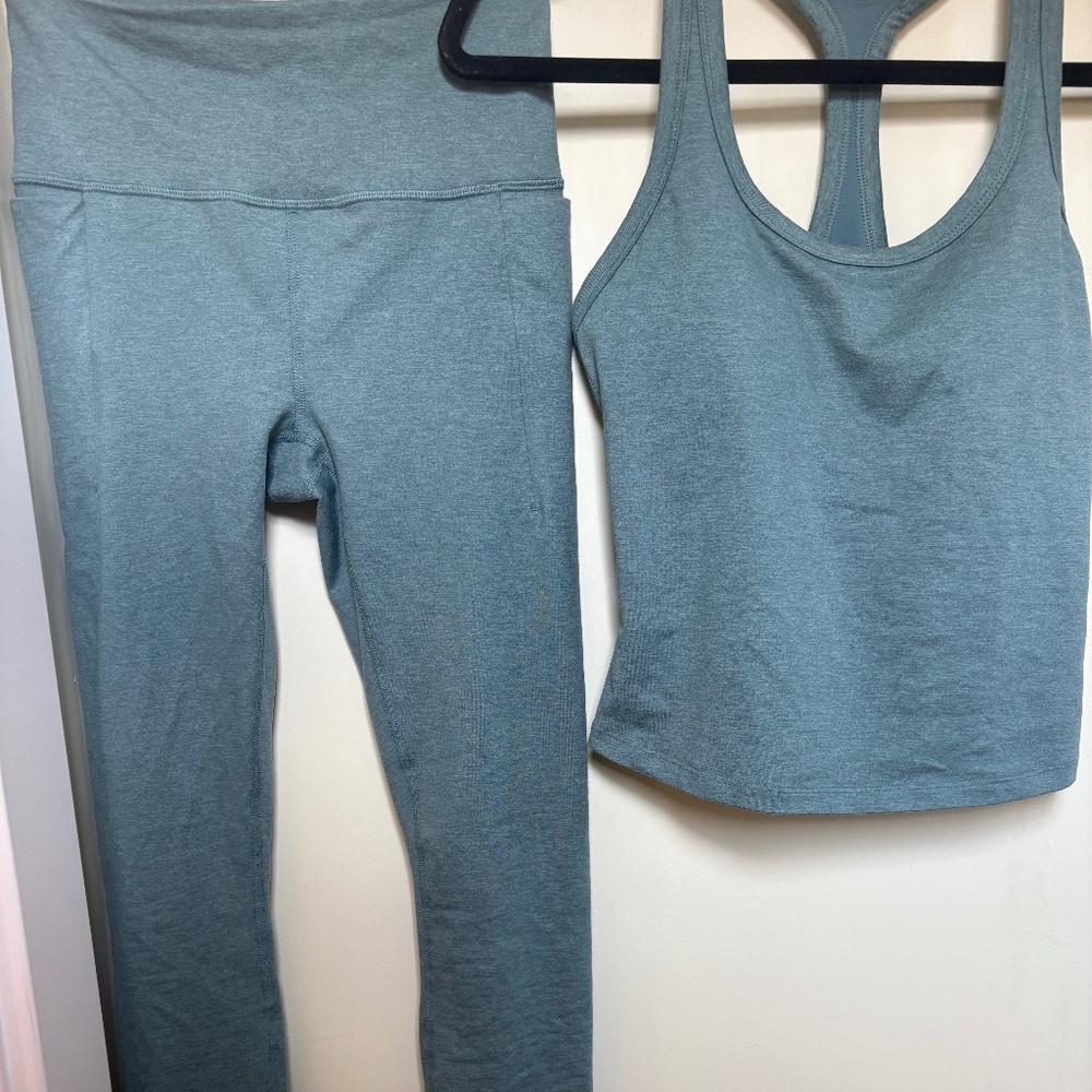 Prana Heavana Racerback (XS) and Pocket Legging (S)